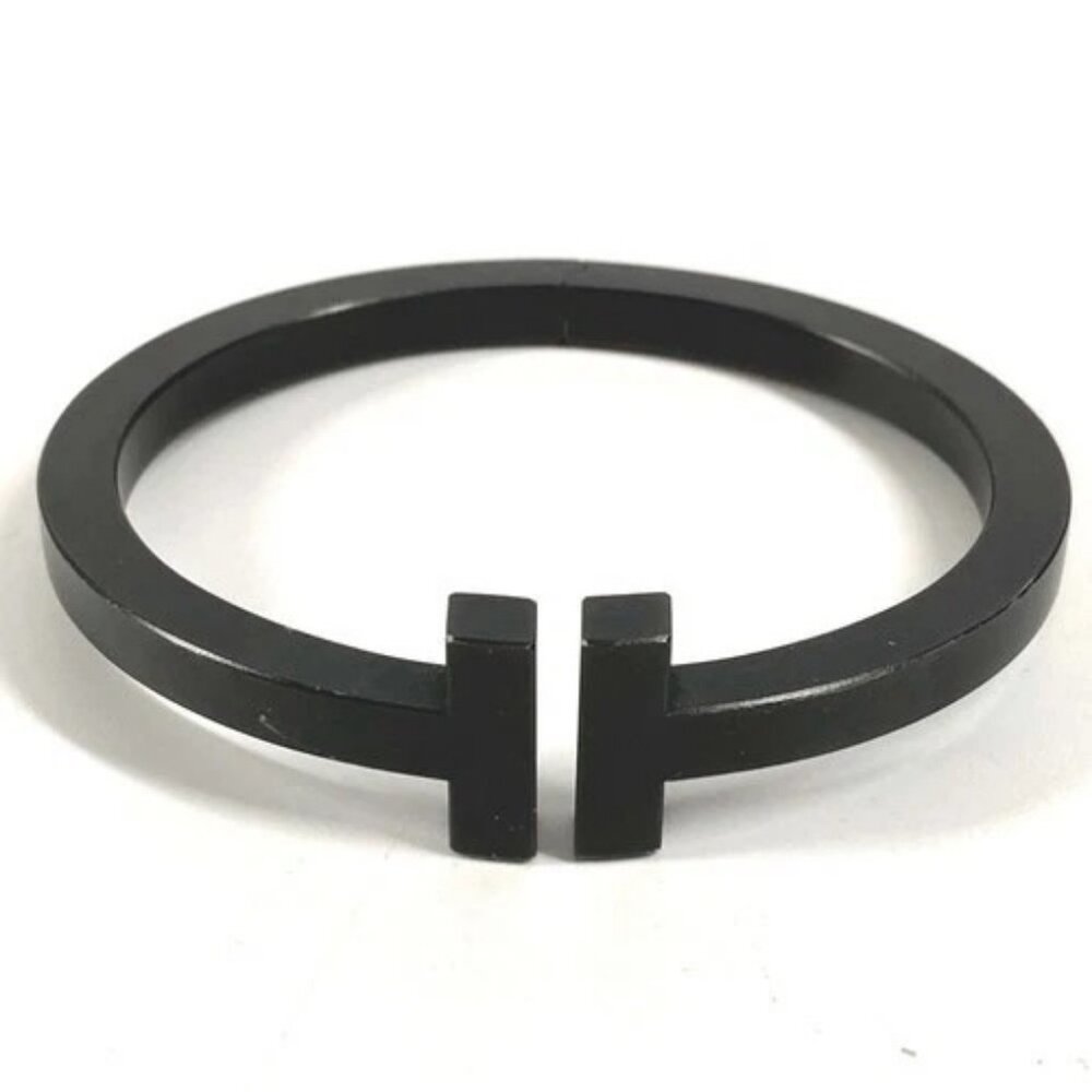 TIFFANY&Co. T square bangle Accessories bangle Bracelet SS Black